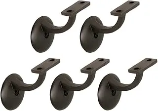 Design House 182048 Jumbo Handrail Bracket, 5-Pack, Oil Rubbed Bronze, 5 Count