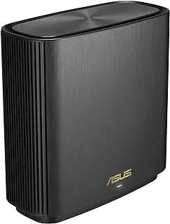 ASUS ZenWiFi XT8 AX6600 Tri-band WiFi 6 Mesh Router, Covearge up to 5500 sq ft, Subscription-free Network Security, Advanced Parental Controls, 4G & 5G Router Replacement, VPN, 2.5G port, 1 PK - Black