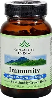 Organic India Boost Immunity Response Supplement - 90 Capsules