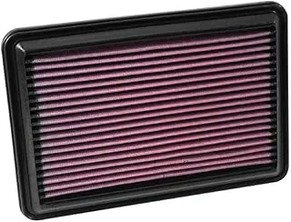 K&N Engine Air Filter: High Performance, Premium, Washable, Replacement Car Compatible With 2014-2019 Nissan/Renault L4 (Rogue, Qashqai, X-Trail, Kadjar, Koleos, Qm6), 33-5016