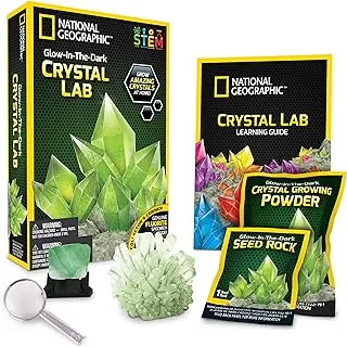 National Geographic Jm00600 Ng Green Glow In The Dark Crystal Growing Lab Crystal Green