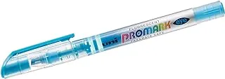 Mitsubishi Promark Fluorescent Highlighter, Light Blue