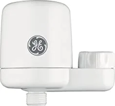 Ge Shower Filter System | Connects To Shower Head To Limit Hard Water & Chlorine | Reduce Shower Water Sediment | Easy Install, No Tools Required | Replace Filter (FXSch) Every 6 Months | GXSm01Hww