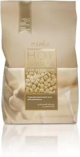 ItalWax Hot Film Wax in Sack 1 kg (Pack of 1), White Chocolate