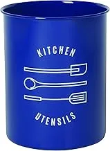 Now Designs Powder-Coated Steel Utensil Crock, Navy