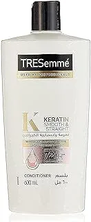 TRESEmmé Keratin Smooth Conditioner with Argan Oil for Dry and Frizzy Hair, 600ml