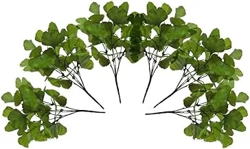 YATAI Ginkgo Leaves Bunch Artificial Plants Leaf Branches Wholesale Fake Flowers Plastic Plant for Home Indoor Table Vase Centerpiece Christmas Ornaments Decor (6)