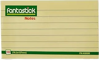 Fantastick FK-N305R Stick Notes, 3 x 12.7 cm Size, Multicolour