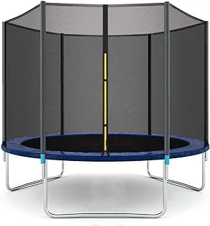 Enklov TRAMpoline, Kids Outdoor TRAMpolines Jump Bed With Safety Enclosure Exercise Fitness Equipment (6Ft)