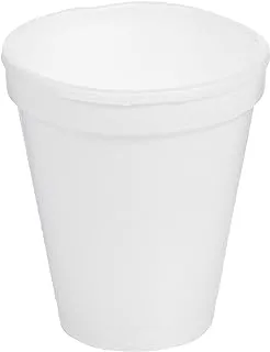 Hotpack Disposable Foam Cup White for Tea and Coffee 6 ounce, 1000 Pieces