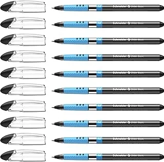 Schneider Slider Basic Medium Ballpoint Pen, Box Of 10, Black (151101)