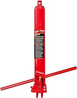 Torin BIG RED T30806 Torin Hydraulic Long Ram Jack with Single Piston Pump and Clevis Base (Fits: Garage/Shop Cranes, Engine Hoists, and More): 8 Ton (16,000 lb) Capacity, Red