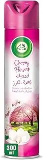 Air wick Cherry Aerosol, Easy to Use Air Freshener, Eliminates Bad Odour like Cat Litter Smell, 300 ml