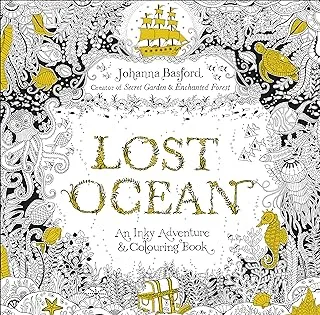 Lost Ocean: An Inky Adventure & Colouring Book