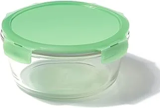 LocknLock Round Oven Glass Container, Clear, 950Ml, Llg861