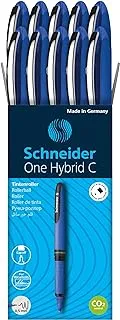 Schneider One Hybrid C Rollerball Pen, 0.5mm, Blue, Box Of 10 (183203)