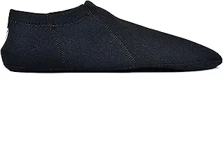 NuFoot Booties Men's Shoes, Best Foldable & Flexible Footwear, Fold and Go Travel Yoga Socks, Indoor Slippers, Black, Extra Large