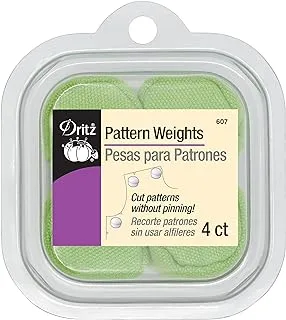 Dritz, 4 Count, Assorted Colors: Green, Pink And Purple Pattern Weights, 4-Count, 4 Count