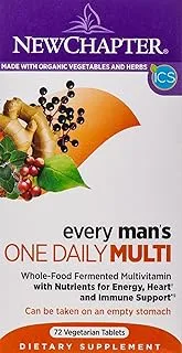 New Chapter every Man's One Daily Multivitamin Tablets,72 Vegetarian Tablets