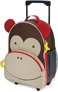 Skip Hop Zoo Little Kid Luggage, Monkey, 212303, Rolling Luggage