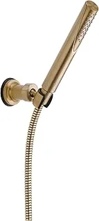 Delta Faucet Trinsic Single-Spray Touch-Clean Wall-Mount Hand Held Shower with Hose, Champagne Bronze 55085-CZ