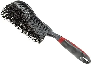 Delcasa DC1606 Dust Brush Durable Household Hand Scrub Brush With Dense Stiff Bristles Ergonomic & Non Slip Grip For Sweep, Cleaning, & Removing Dust From The Surface, Multicolor