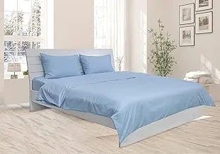 Hotel Linen Klub DEYARCO Princess Duvet Cover 3pc-Fabric: Poly Cotton 144TC-Color: Lt. Blue -Size: King 240x260cm + 2pc Pillowcase 50x75cm