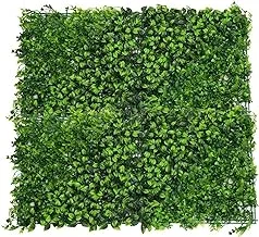 YATAI 4 Pcs Artificial Faux Hedges Panels Artificial Wall Plants Tropical Fern Grass Wholesale Plastic Turf Wall Grass For Home Indoor Outdoor Garden Vila Wall Decoration Artificial Boxwood Panels