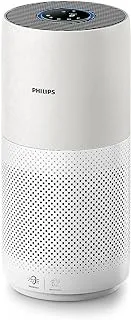 Philips 2000i Series Air Purifier - Large Rooms up to 98 m², HEPA & Active Carbon filter, Quite Sleep Mode - AC2939/90 White