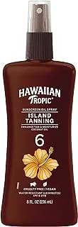 Hawaiian Tropic Dark Tanning Oil, Spray Pump, SPF 6,236 ml-1 pc