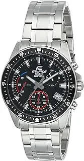 Casio Mens Quartz Watch, Chronograph Display and Stainless Steel Strap