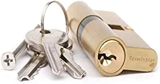 Terminator Cylinder Door Lock With 3keys (35X35X35SB)