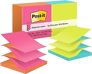 Post-It Pop-Up Notes, 3 In X In, 12 Pads, America'S #1 Favorite Sticky Cape Town Collection, Bright Colors, Clean Removal, Recyclable (R330-N-Alt)