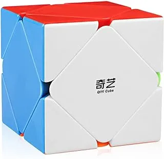 Mumoo Bear QiYi Qicheng Skewb Cube Speed Stickerless Magic Puzzle Toys for Kids AdultQiCheng Version, 5060855837485