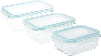 Taliona Tl2213373 Boro Pro Food Container Set، Blue W 19.6 XH 13.8 XD 13.6 cm، Rectangular