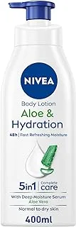 NIVEA Body Lotion Hydration, Aloe Vera, Normal to Dry Skin, 400ml