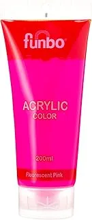 Acrylic Tube 200Ml 010 Fluorecent Pink