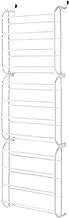 Whitmor Over The Door Shoe Rack, 36 Pair, White