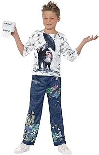 smiffy's David Walliams Deluxe Billionaire Boy Costume, Blue, Small - Age 4-6 Years, 40201S