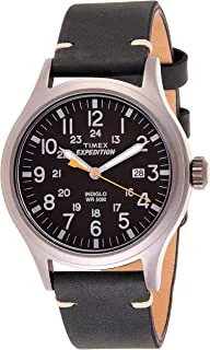 Timex Mens Quartz Watch, Analog Display And Leather Strap - TW4B01900