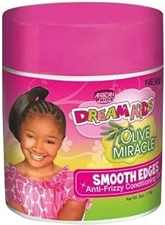 African Pride Dream Kids Olive Miracle Smooth Edge Gel (Pack Of 6)