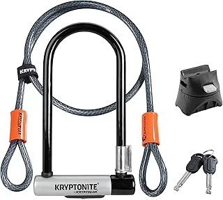 Kryptonite Kryptolok Standard Bicycle U-Lock w/4-foot Flex Cable