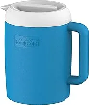 Cosmoplast Plastic Insulated Cooler Water Jug 1 Liter - Light Blue