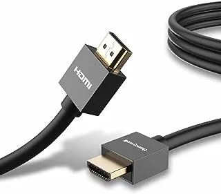 Honeywell HDMI Cable v2.0 with Ethernet,3D/4K@60Hz Ultra HD Resolution, 2 Mtr(6.6ft),18GBPS Transmission Speed,High-Speed,Compatible with all HDMI Devices Laptop Desktop TV Set-top Box Gaming Console