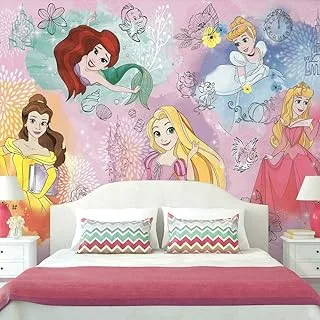 RoomMates RMK11414M Disney Princess Peel and Stick جداريات - 10.5 قدم × 6 قدم