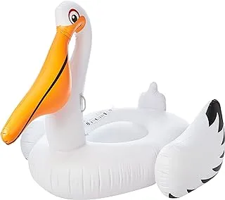 JILong Pelican Shaped Inflatable Ride-On Floating Raft for Girls