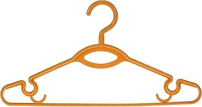 Royalford RF982YL Hangers Set of 6 Pcs - Home Premium Coat Hangers Set for General Use - 360 Rotating Swivel Hook, for Ties - Polymer Construction, Universal Colours & Non Slip Design