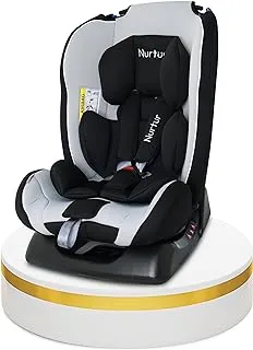 Nurtur Bruno Baby/Kids 3-in-1 Car Seat - 4 Position Recline 5-Point Safety Harness – 143° Angle 0 months to 7 years (Group 0+/1/2), Upto 25kg (Official Product)