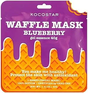 KOCOSTAR Waffle Mask, Blueberry