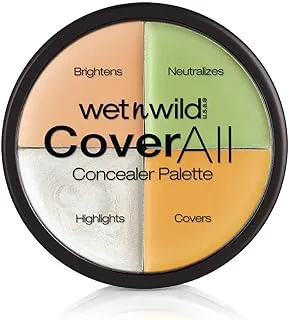 Wet n Wild Coverall Concealer Palette, Pack of 1, Green, 6.5 g (Pack of 1)